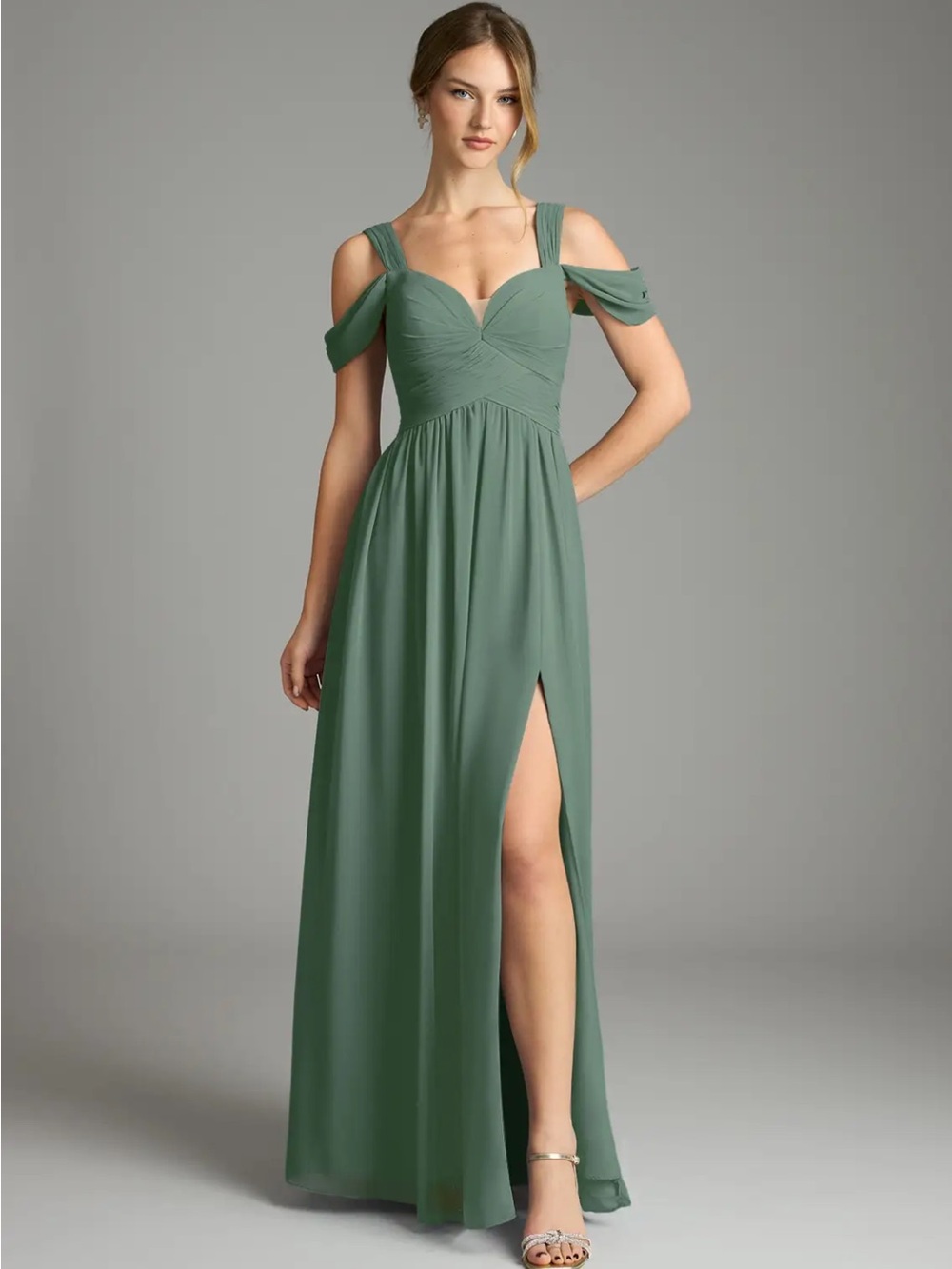 Azazie Lianne Bridesmaid Dress - Sea Moss